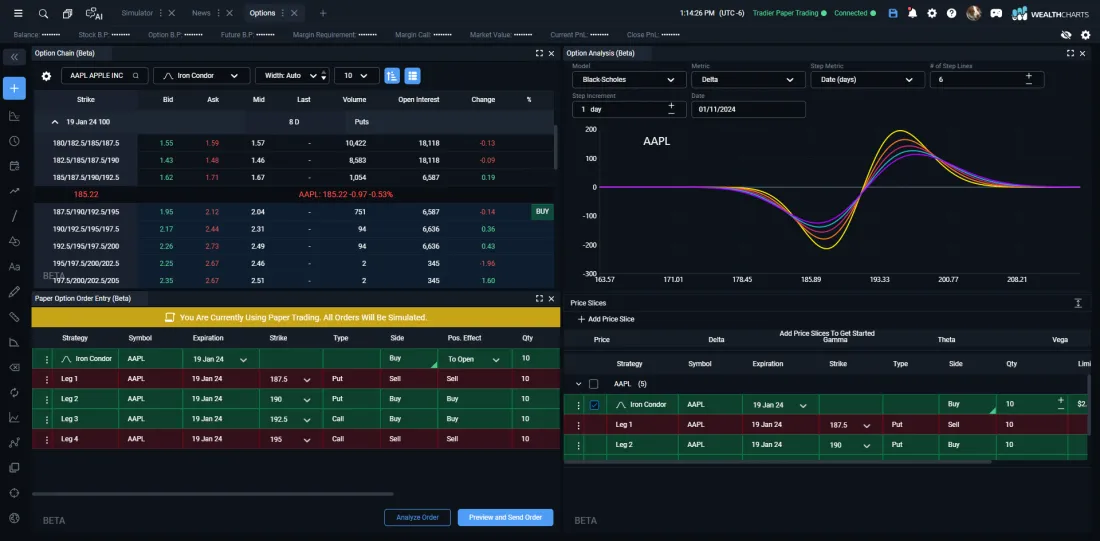 Options Trading Platform screenshot
